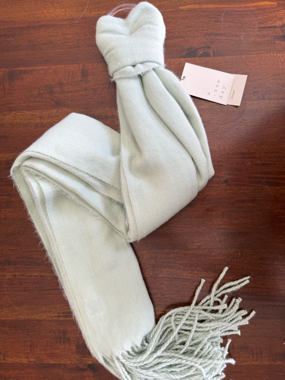 NWT Soft Sage Throw Scarf